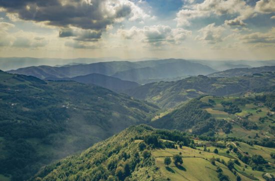 Landschaft in Serbien